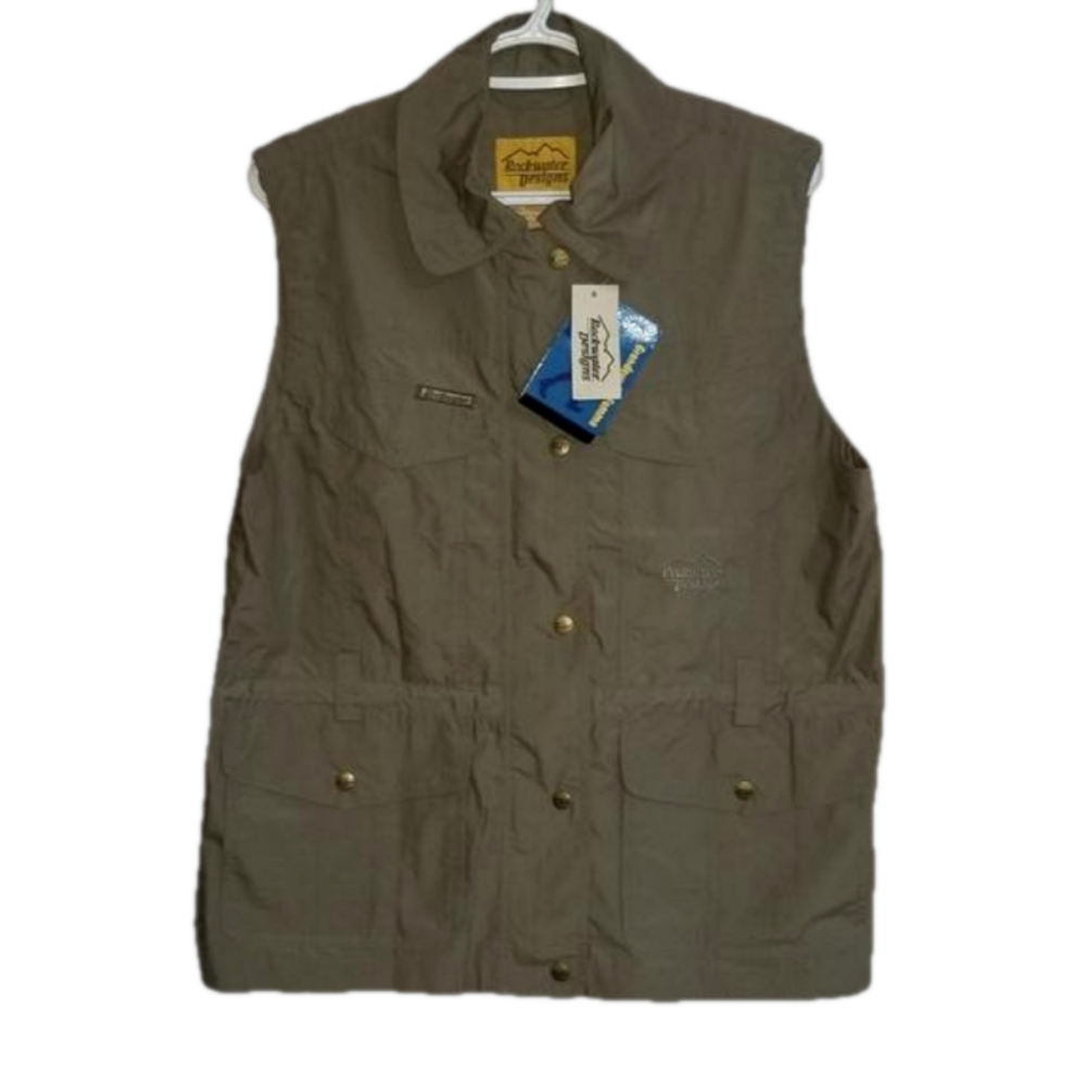 RockWater Designs Lightweight Utility Vest Khaki Size M NWT